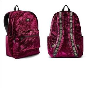 Velvet Victoria secret pink campus backpack